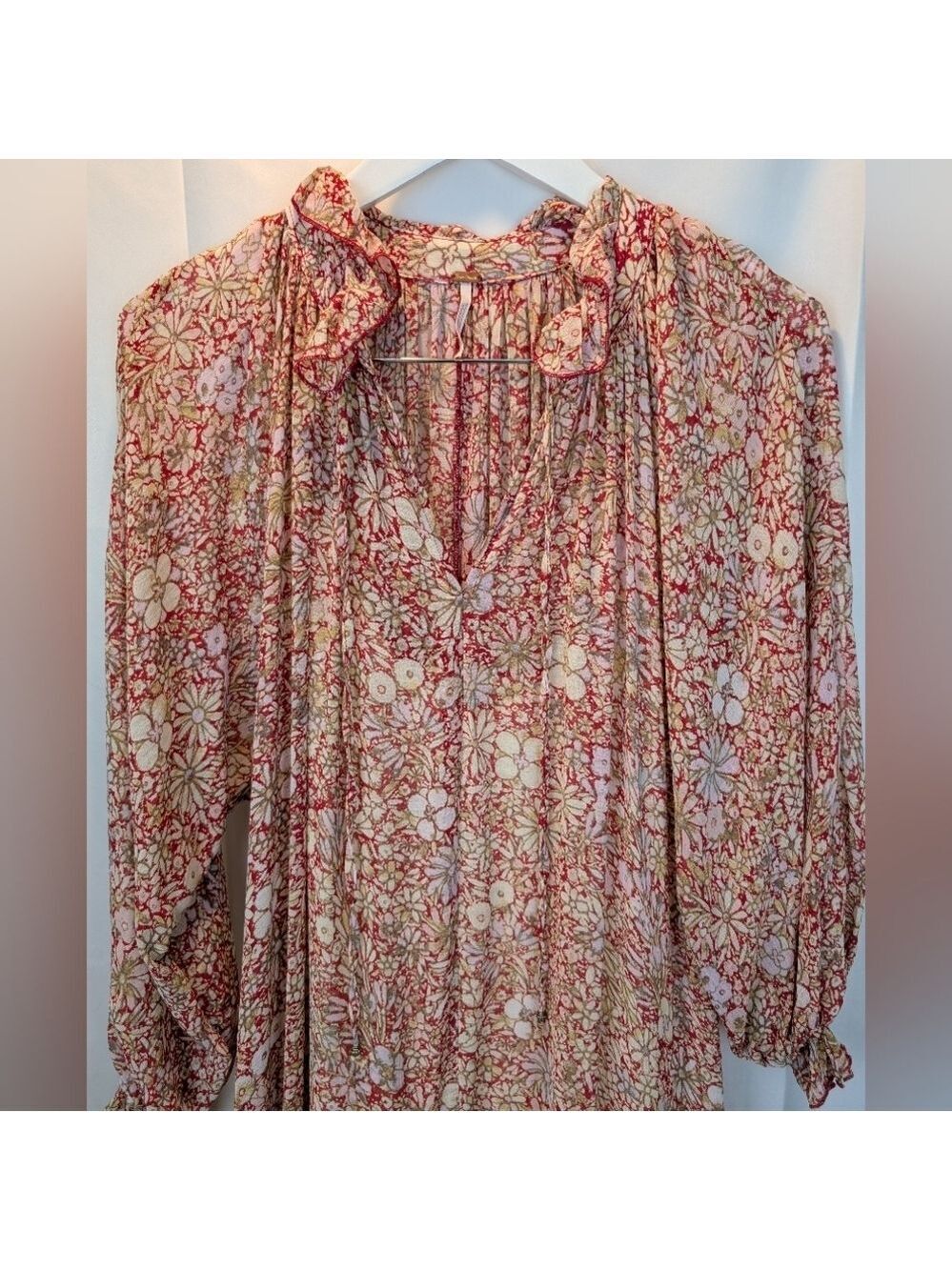 Free People maxi tiered dress XS in EUC - Picture 6 of 16